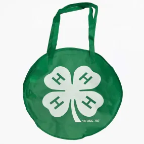 4-H Clover Round Tote Bag