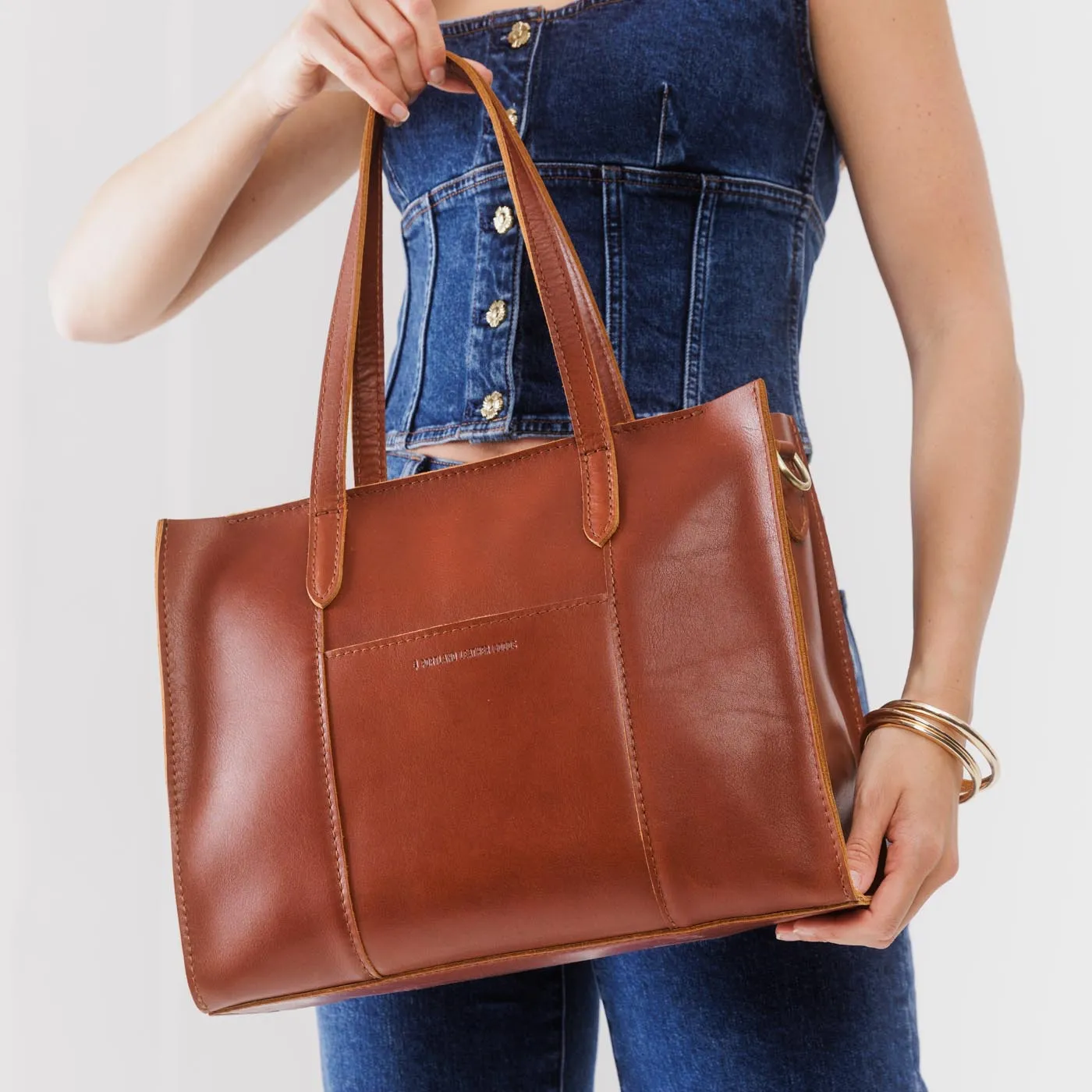 'Almost Perfect' Large Lola Zipper Crossbody Tote