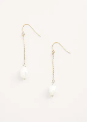 AMELIA GOLD PEARL DROP EARRINGS