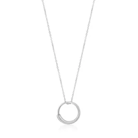 Ania Haie Luxe Circle Necklace - Silver