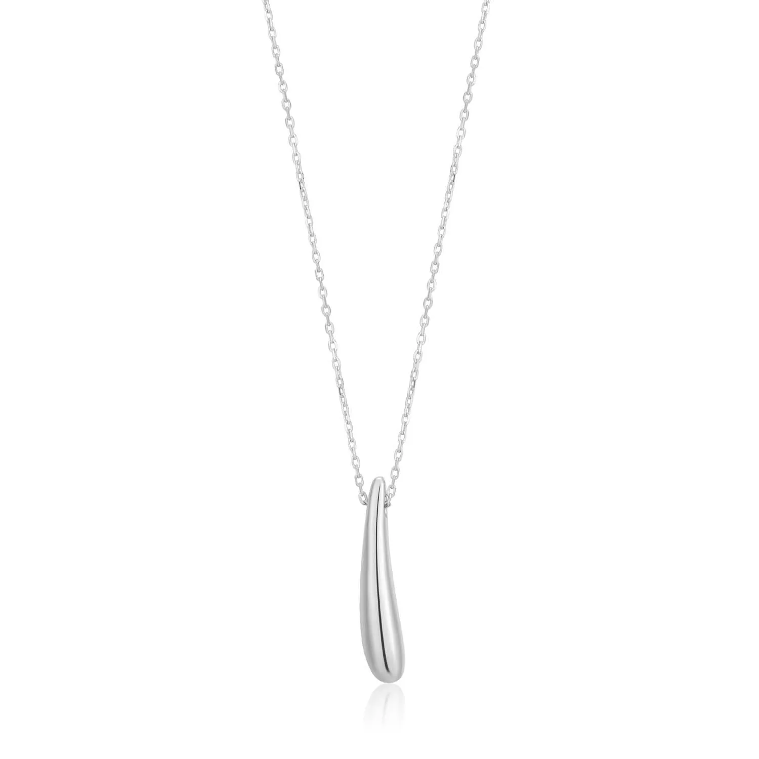 Ania Haie Luxe Drop Necklace - Silver