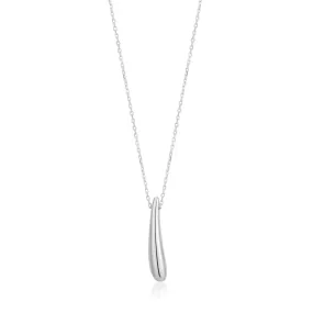 Ania Haie Luxe Drop Necklace - Silver