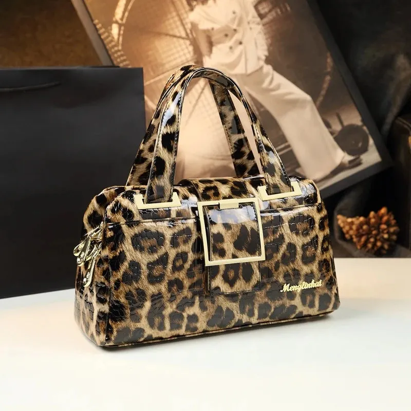 Animal Pattern Classic Handbag