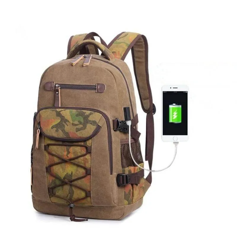 Anti Theft Usb Charging Travel Bagpack