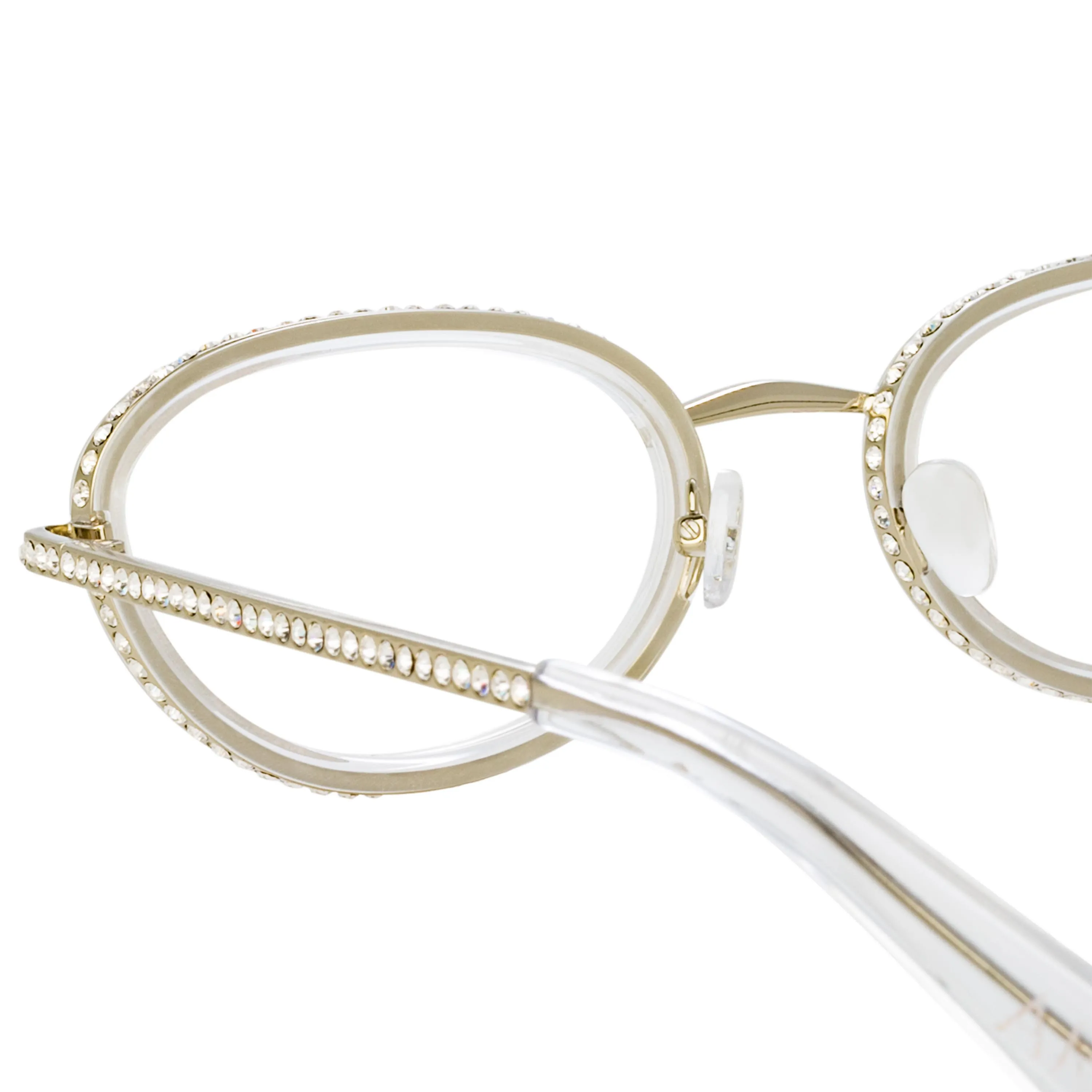 Area Nyc Ladies Oval Clear Eyeglasses AREA1C4OPT