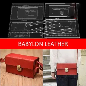 BABYLON™ Cube Bag Men's Leather Bag Pattern AAB-414