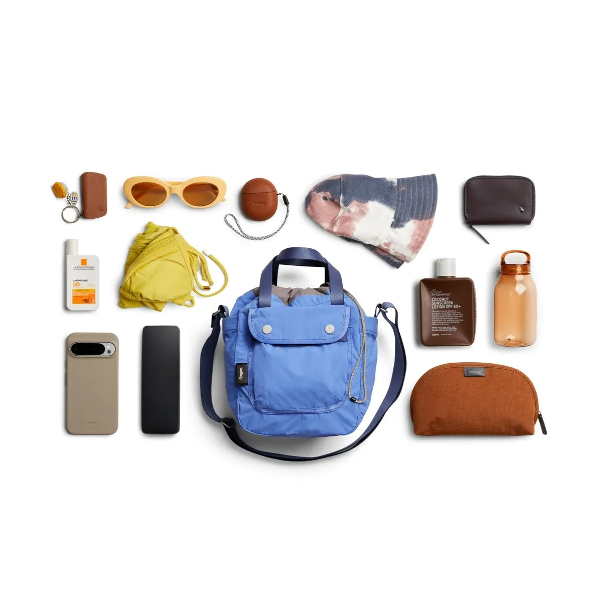 Bellroy Cinch Bucket Bag in Denim Blue