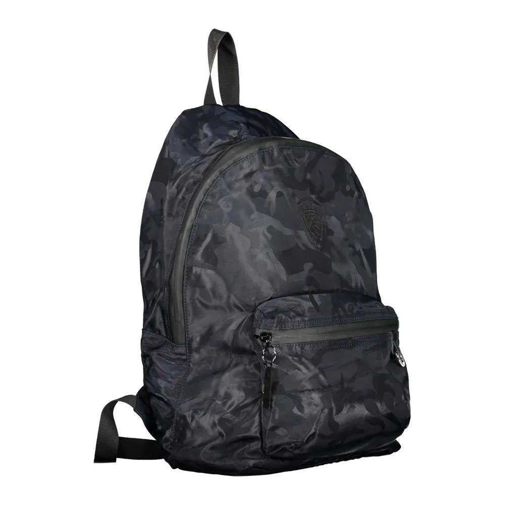 Blauer Elegant Urban Blue Backpack with Laptop Compartment