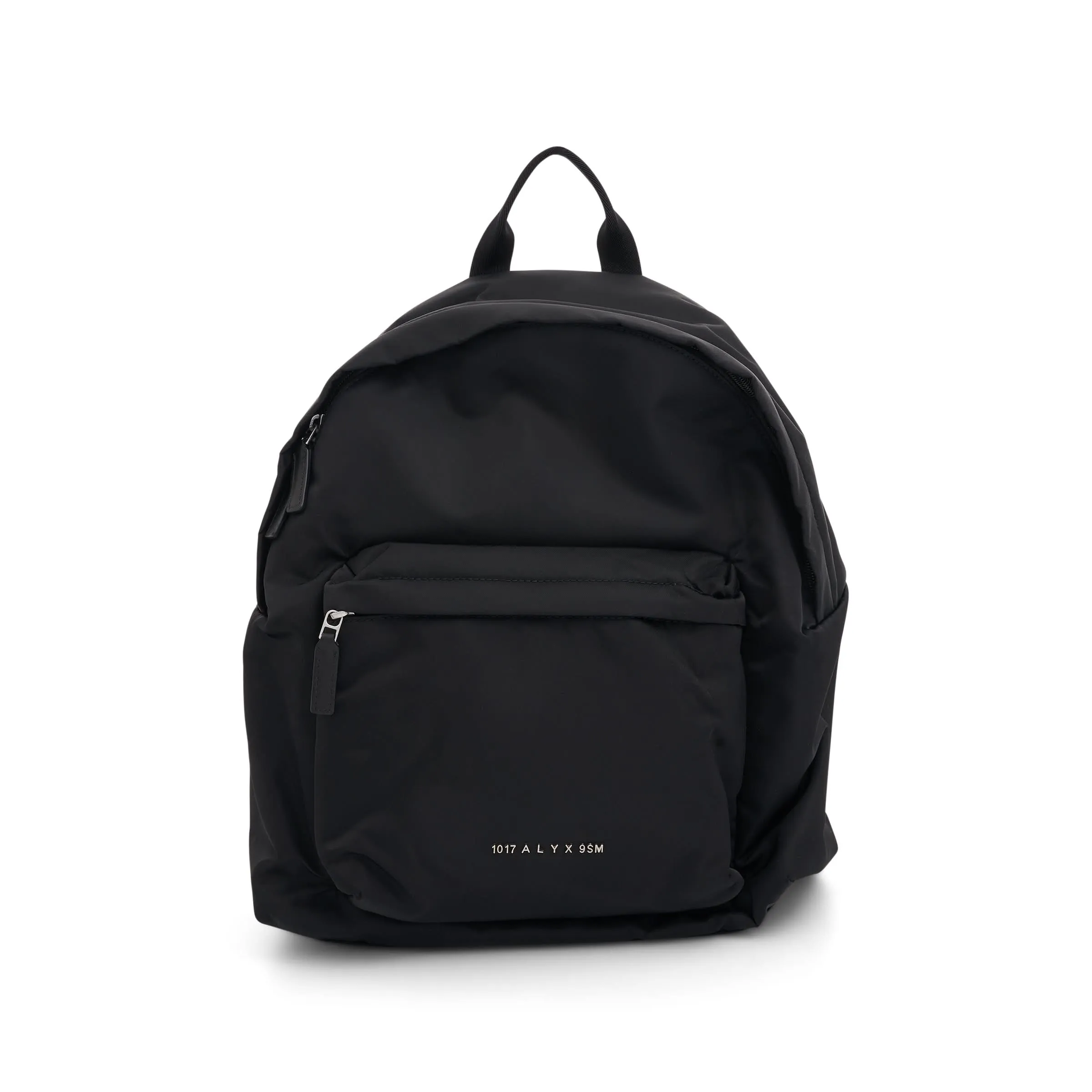 Buckle Shoulder Straps Backpack in Black