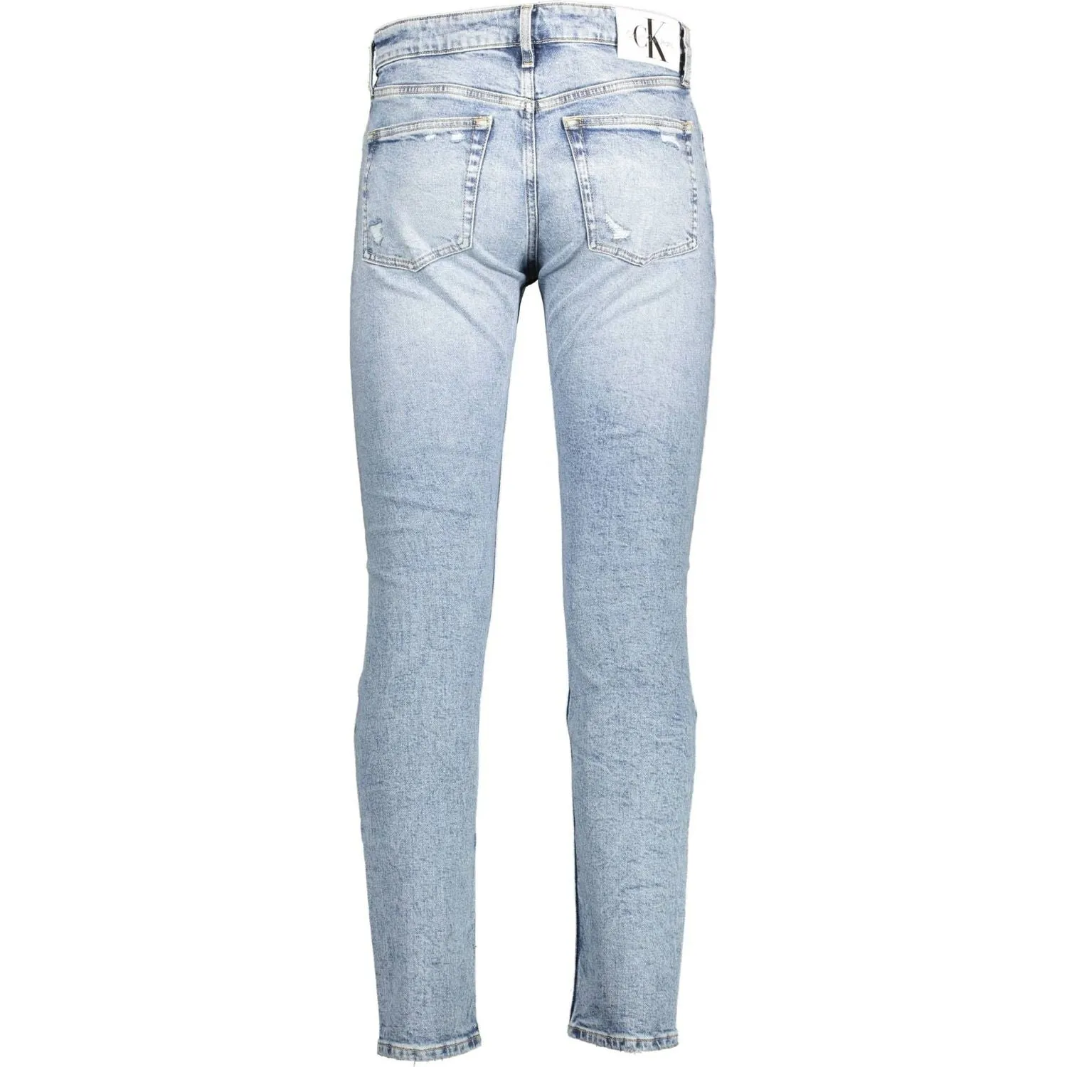 Calvin Klein Light Blue Cotton Men Jeans