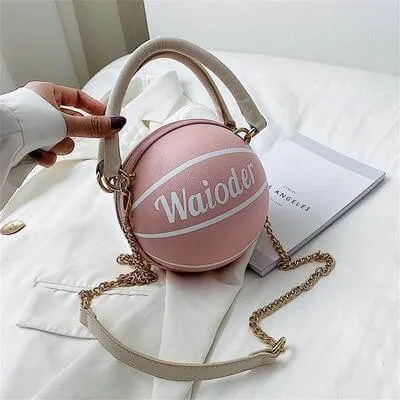 Creative Basketball Shoulder Woman Handbag