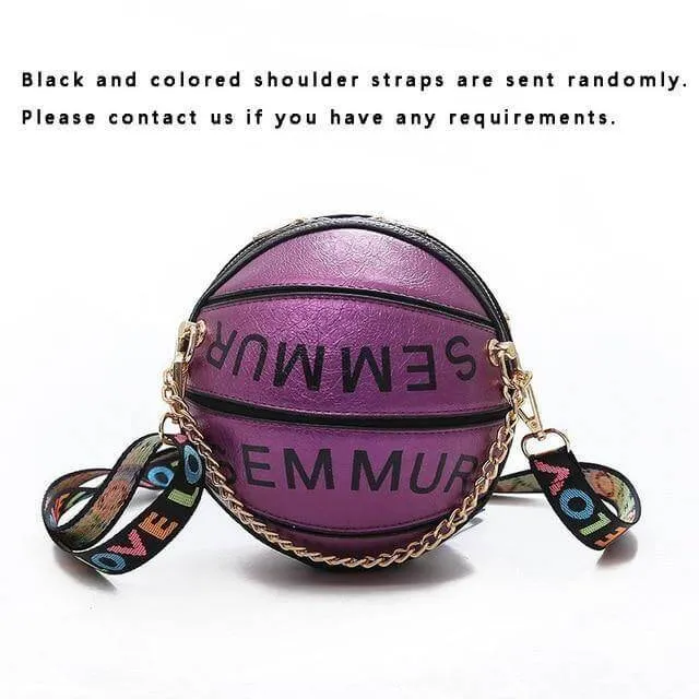 Creative Basketball Shoulder Woman Handbag