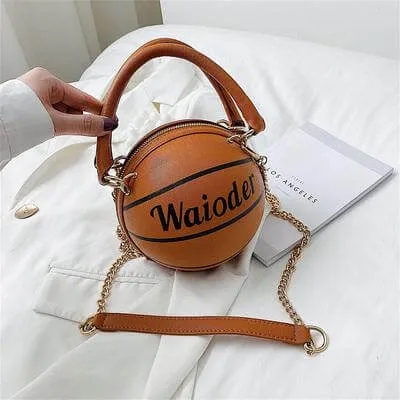 Creative Basketball Shoulder Woman Handbag