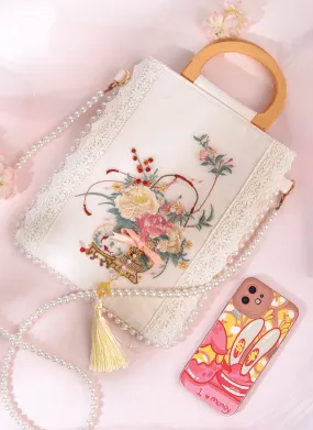 Crossbody Bag for Hanfu & Cheongsam - Spring Blossoms