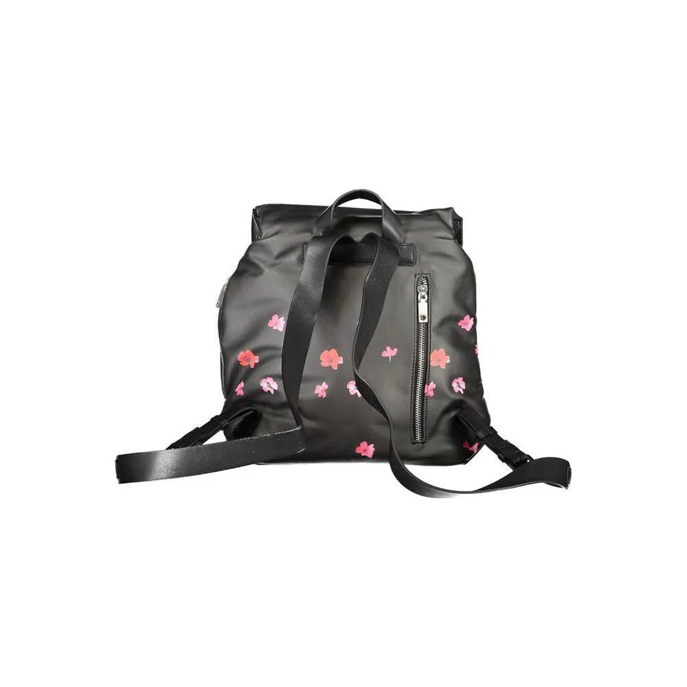 Desigual Black Polyethylene Backpack