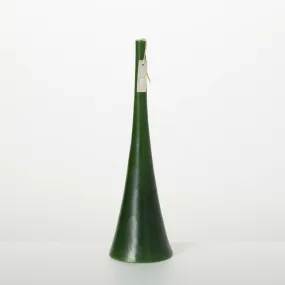 Elegant Green Trumpet Candle