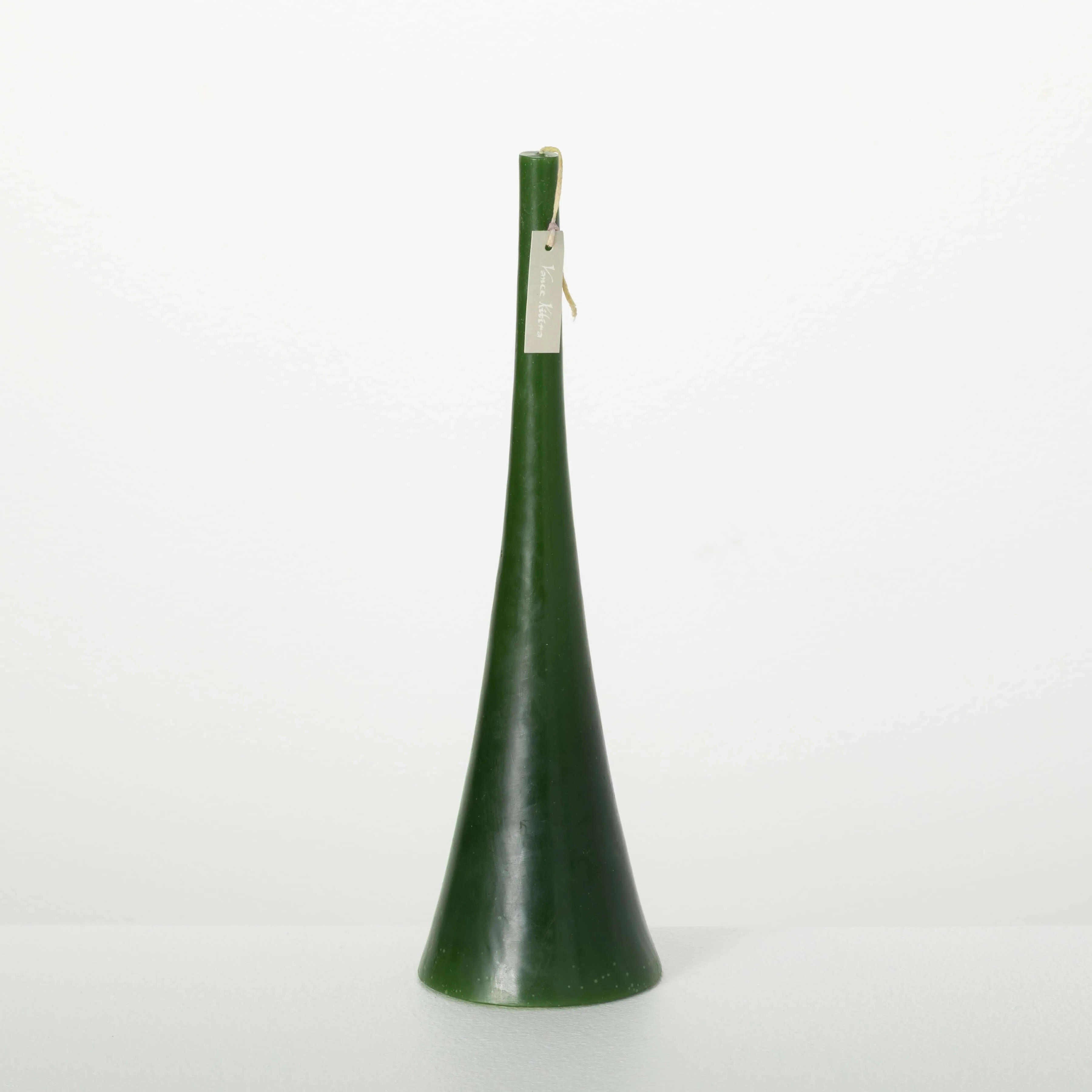 Elegant Green Trumpet Candle