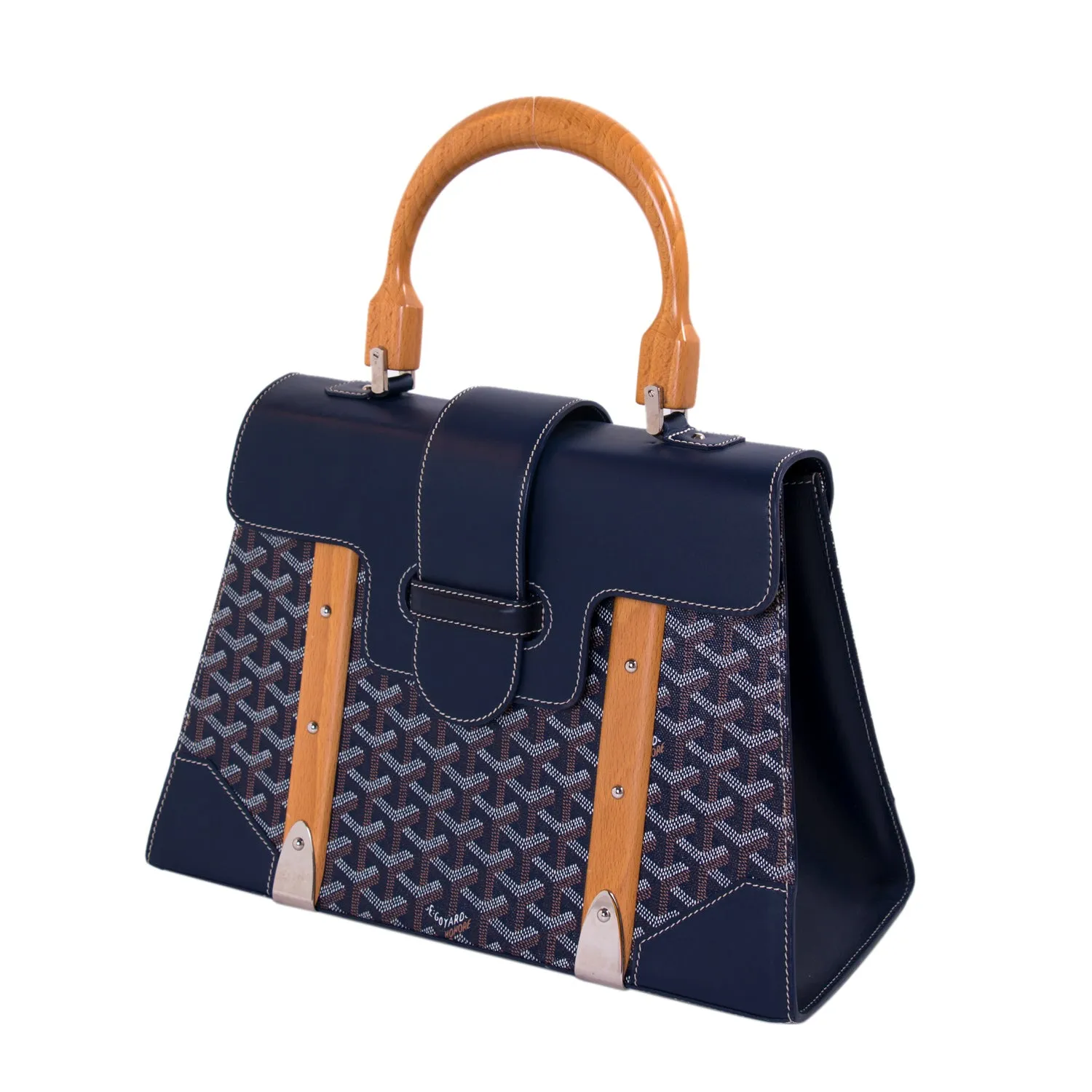 Goyard Navy Blue Saigon MM