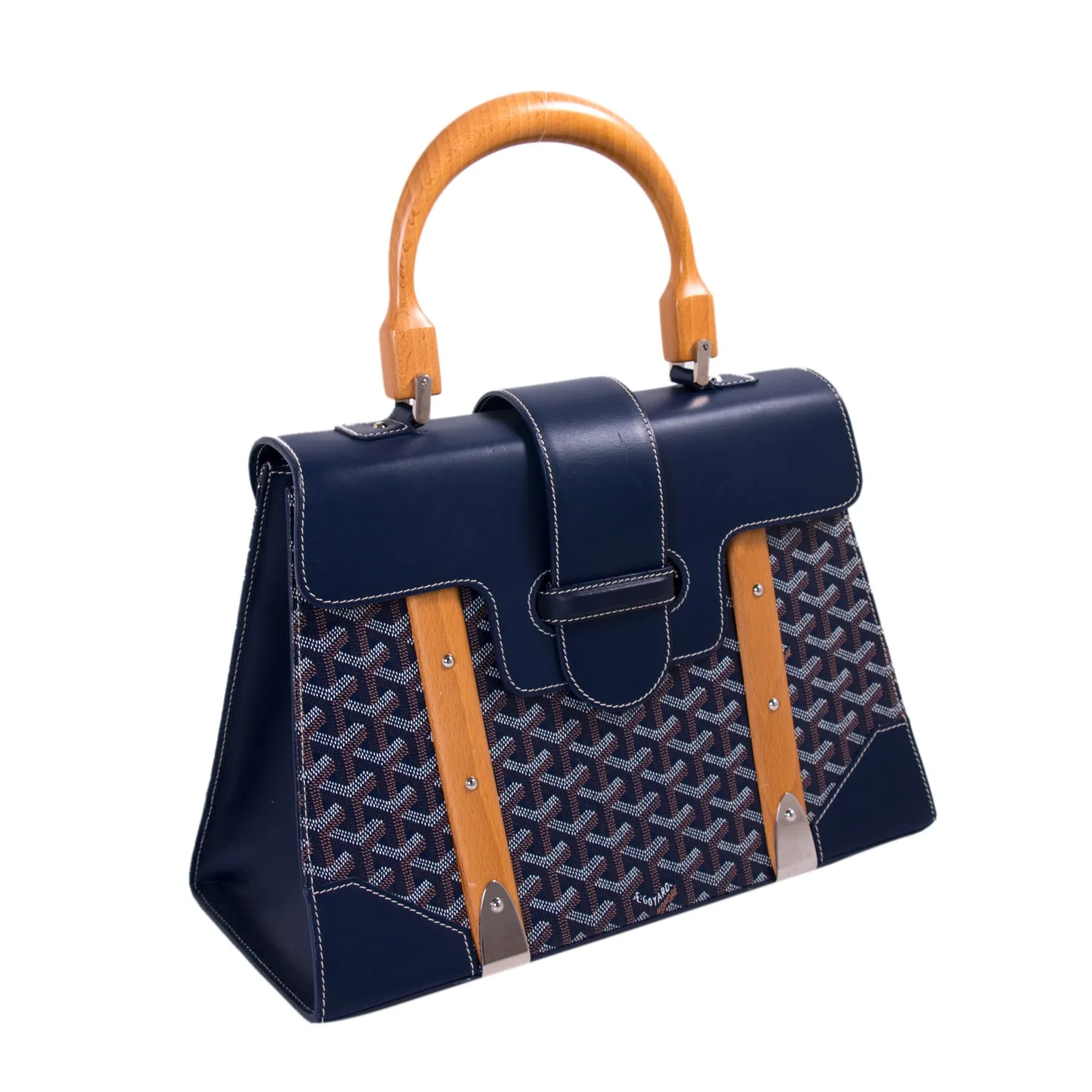 Goyard Navy Blue Saigon MM