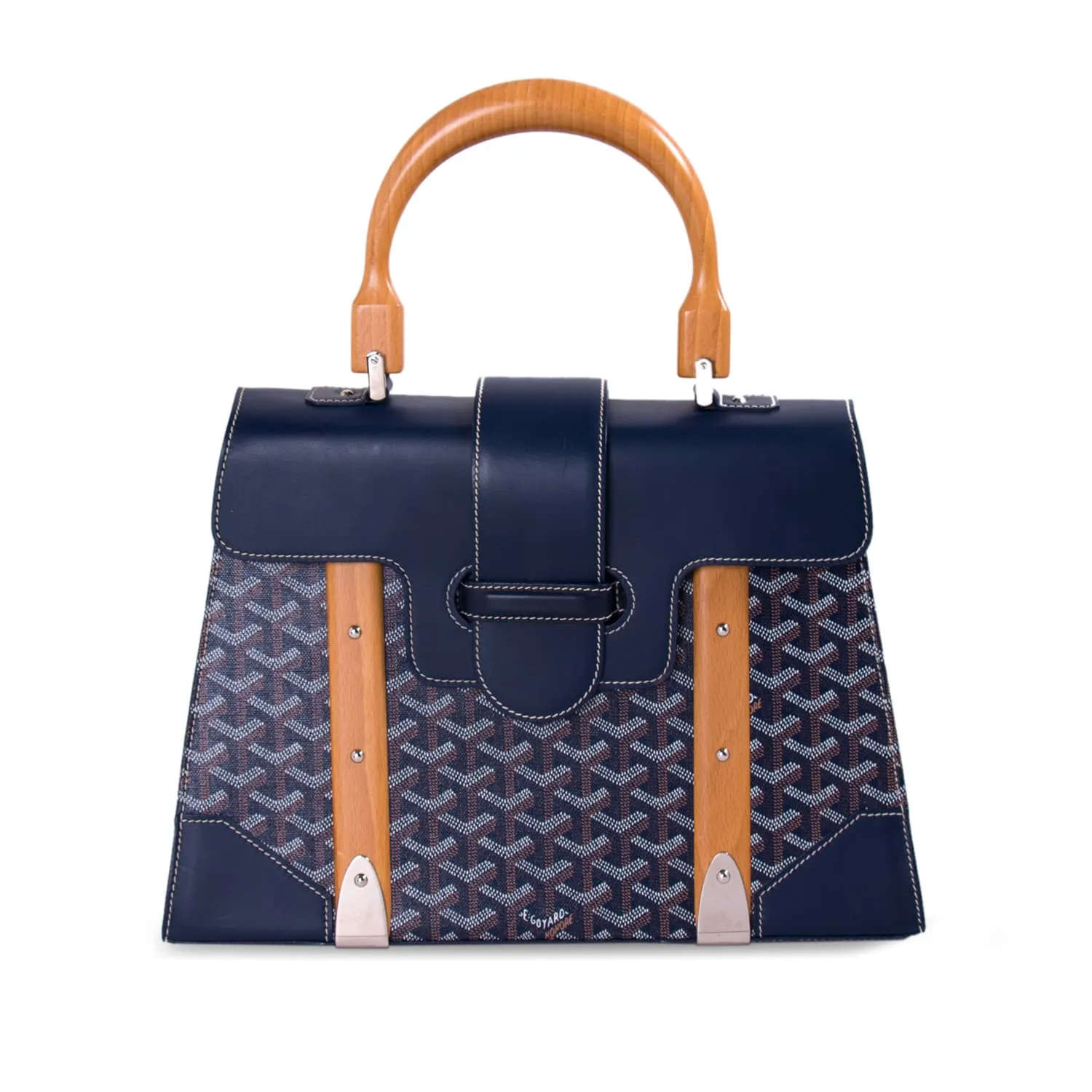 Goyard Navy Blue Saigon MM