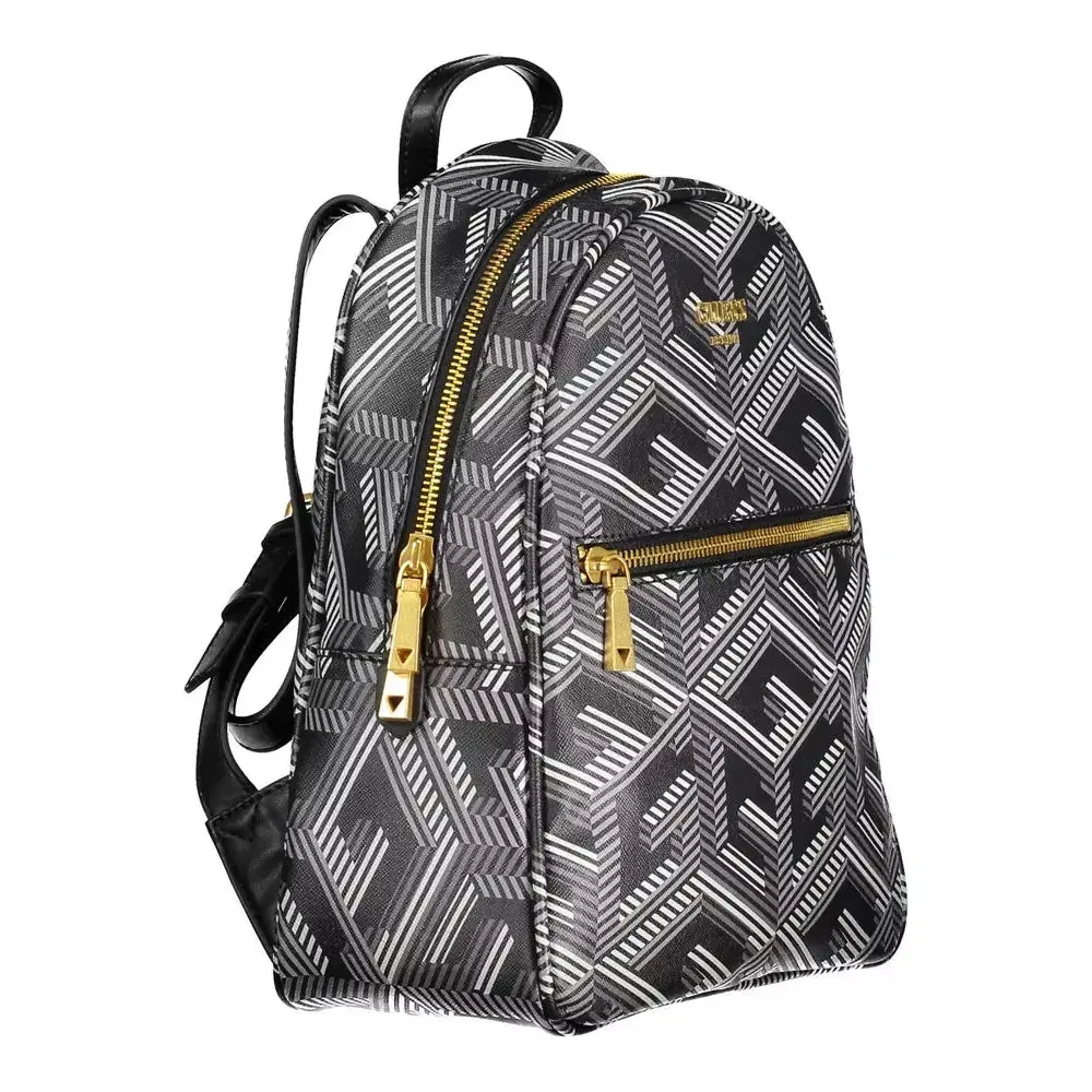 Guess Jeans Black Polyethylene Women Backpack