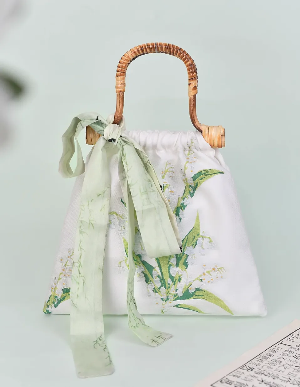 Handbag for Hanfu & Cheongsam - Pistachio