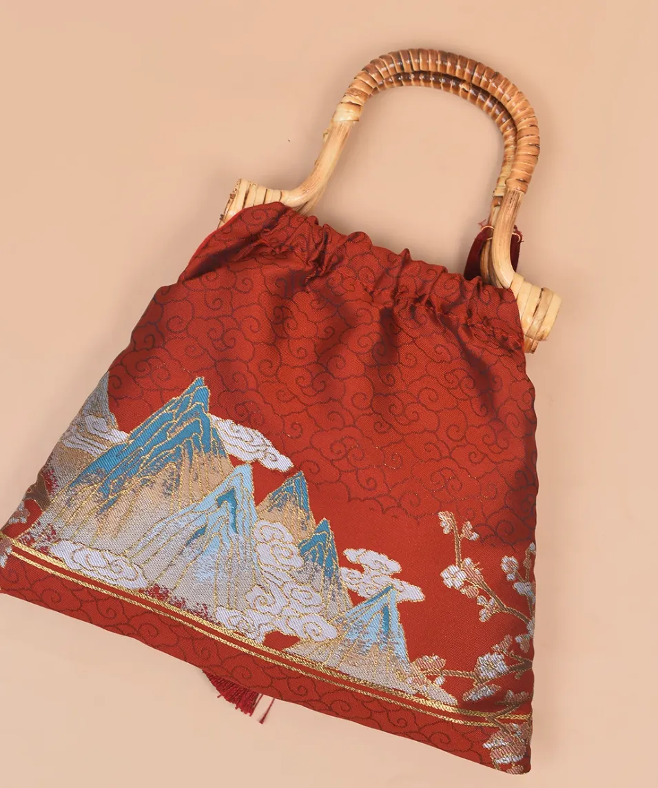 Handbag for Hanfu & Cheongsam - Scarlet Mountains