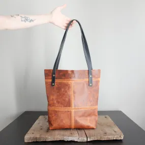 Hot Pepper Leather Everyday Tote IV