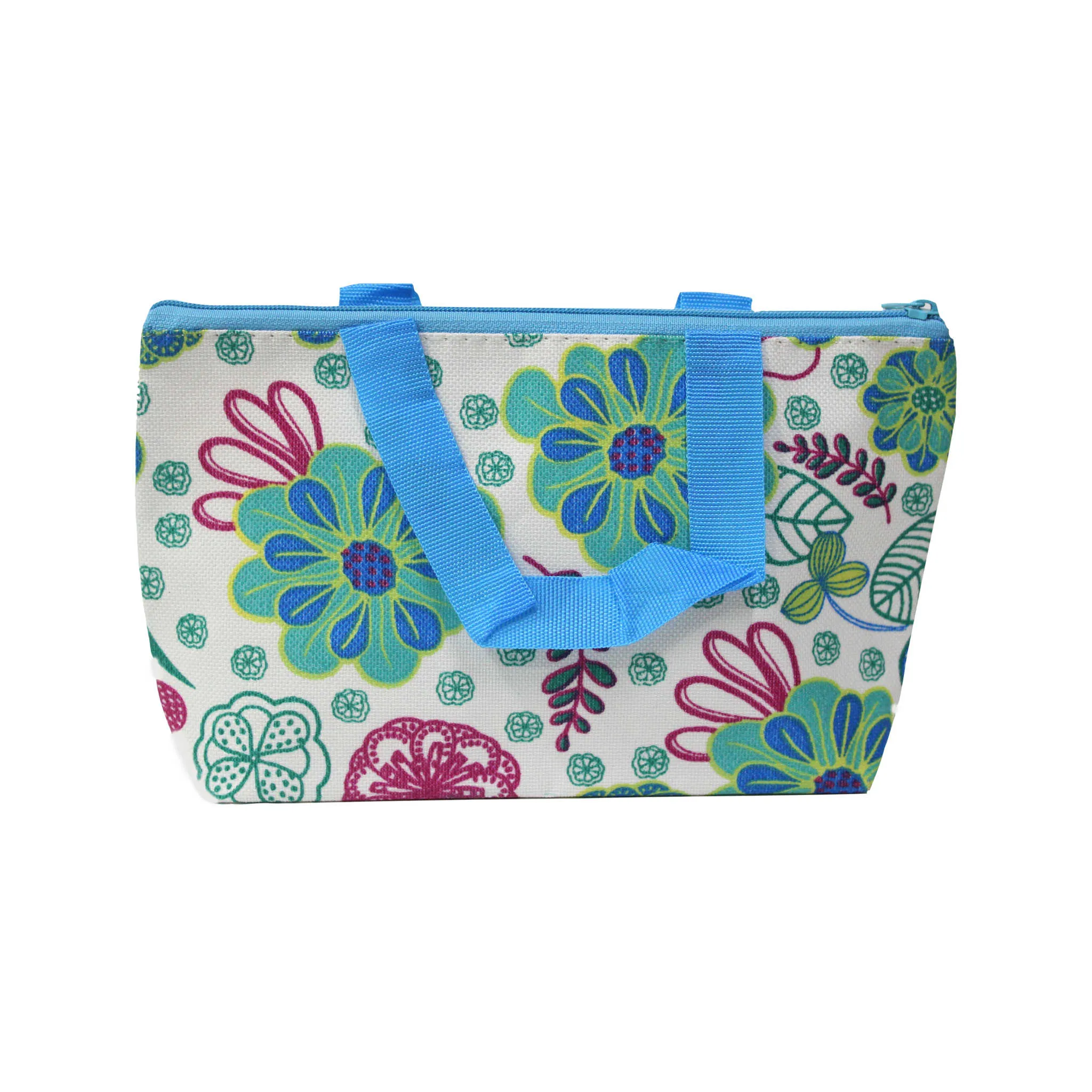 Imported Durable Canvas Printed multi purpose utility Small Bag with handles for all occasions for the girls and ladies, Theme Floral