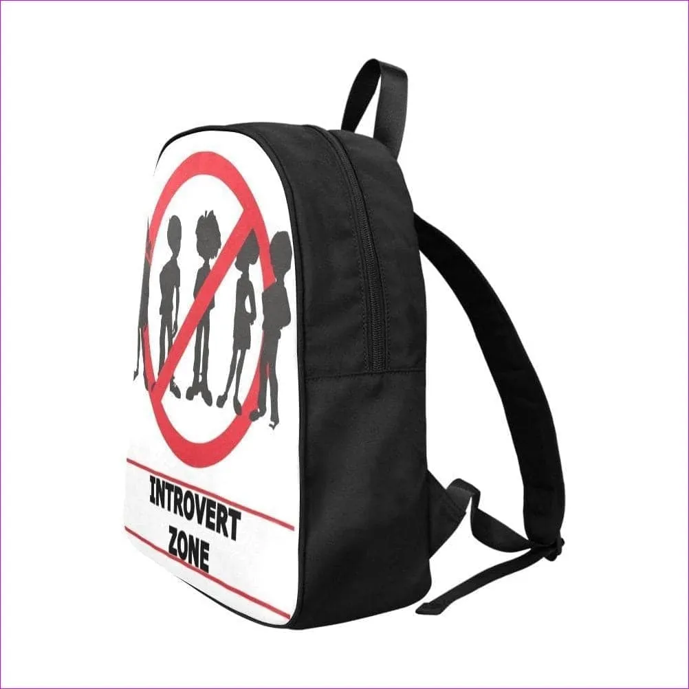 Introvert Zone Canvas Backpack