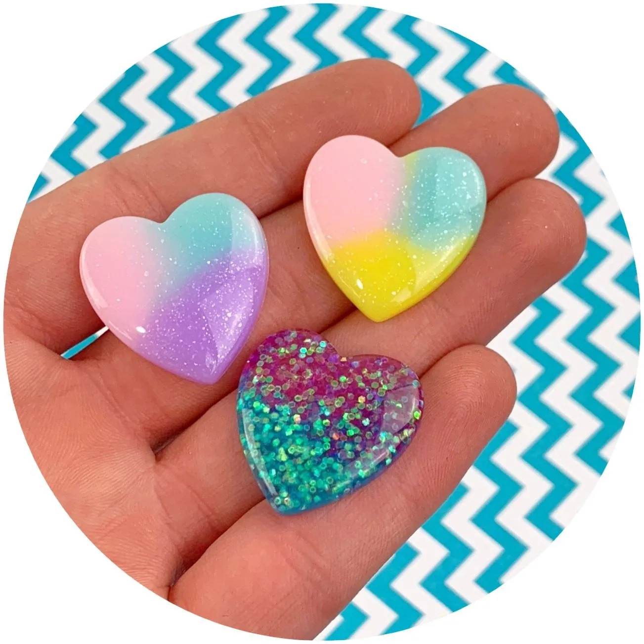 Jumbo Heart Charms