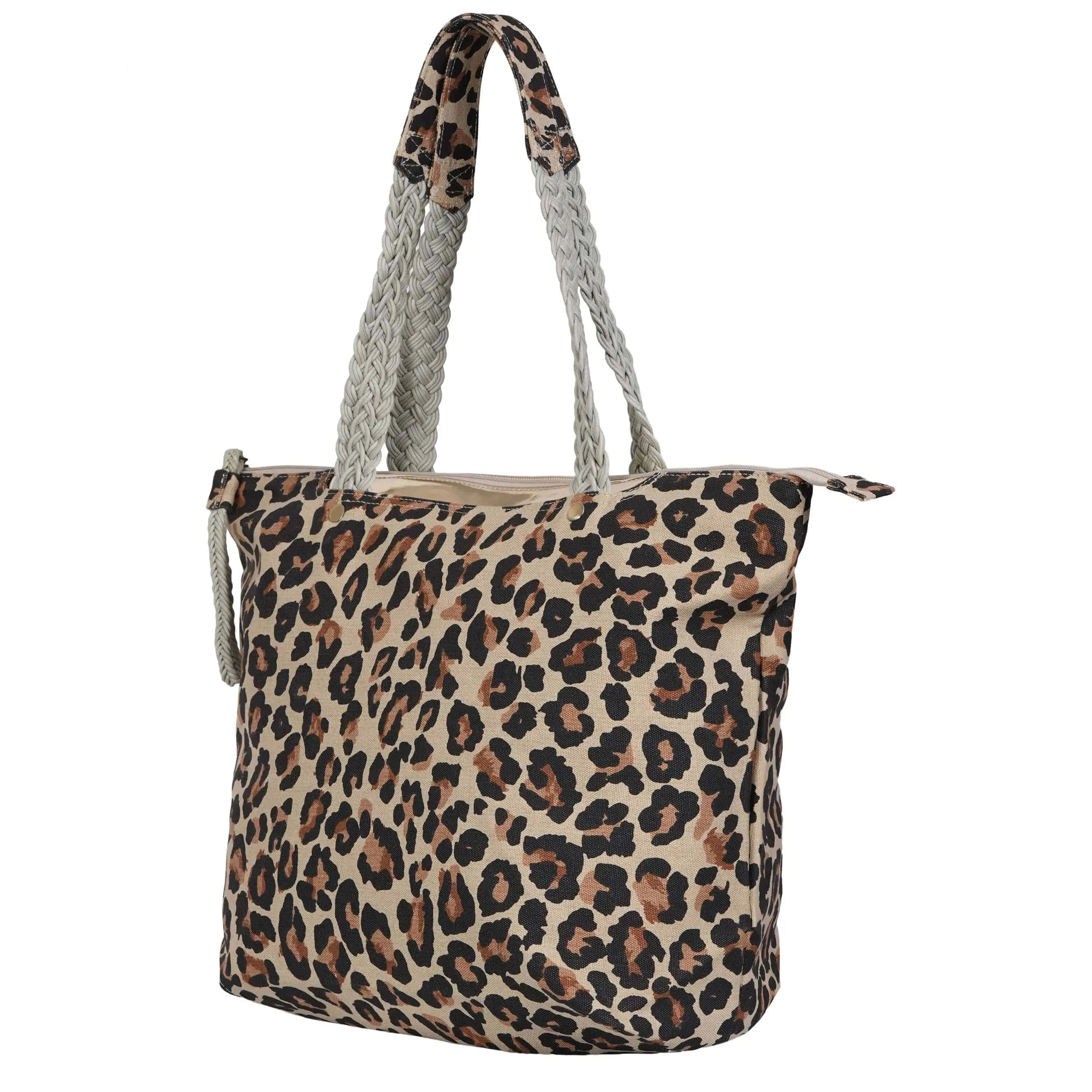 Leo Medium Printed Canvas Bag