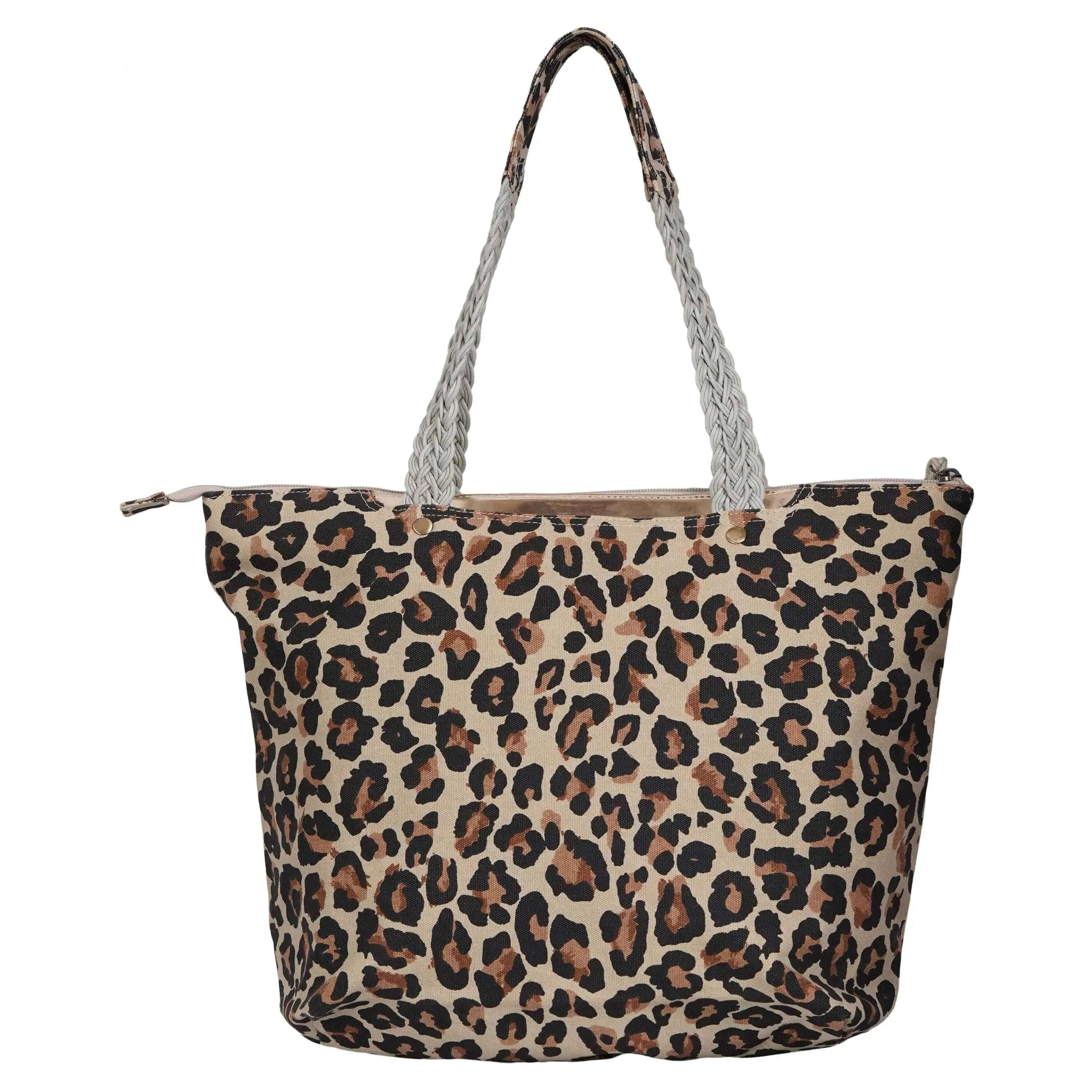 Leo Medium Printed Canvas Bag