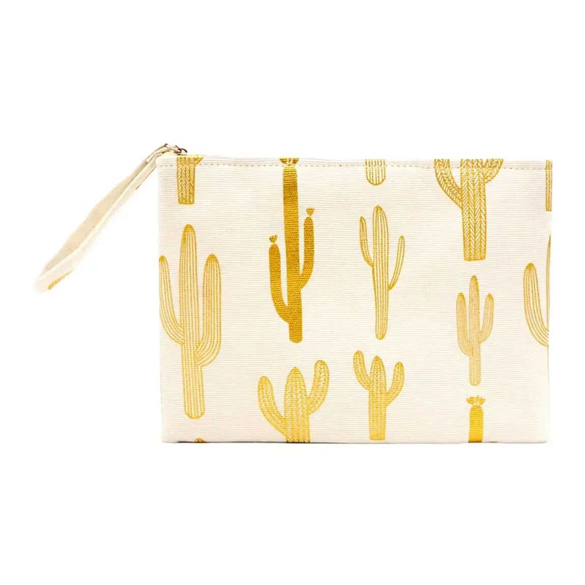 Metallic Cactus Pouch