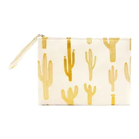 Metallic Cactus Pouch