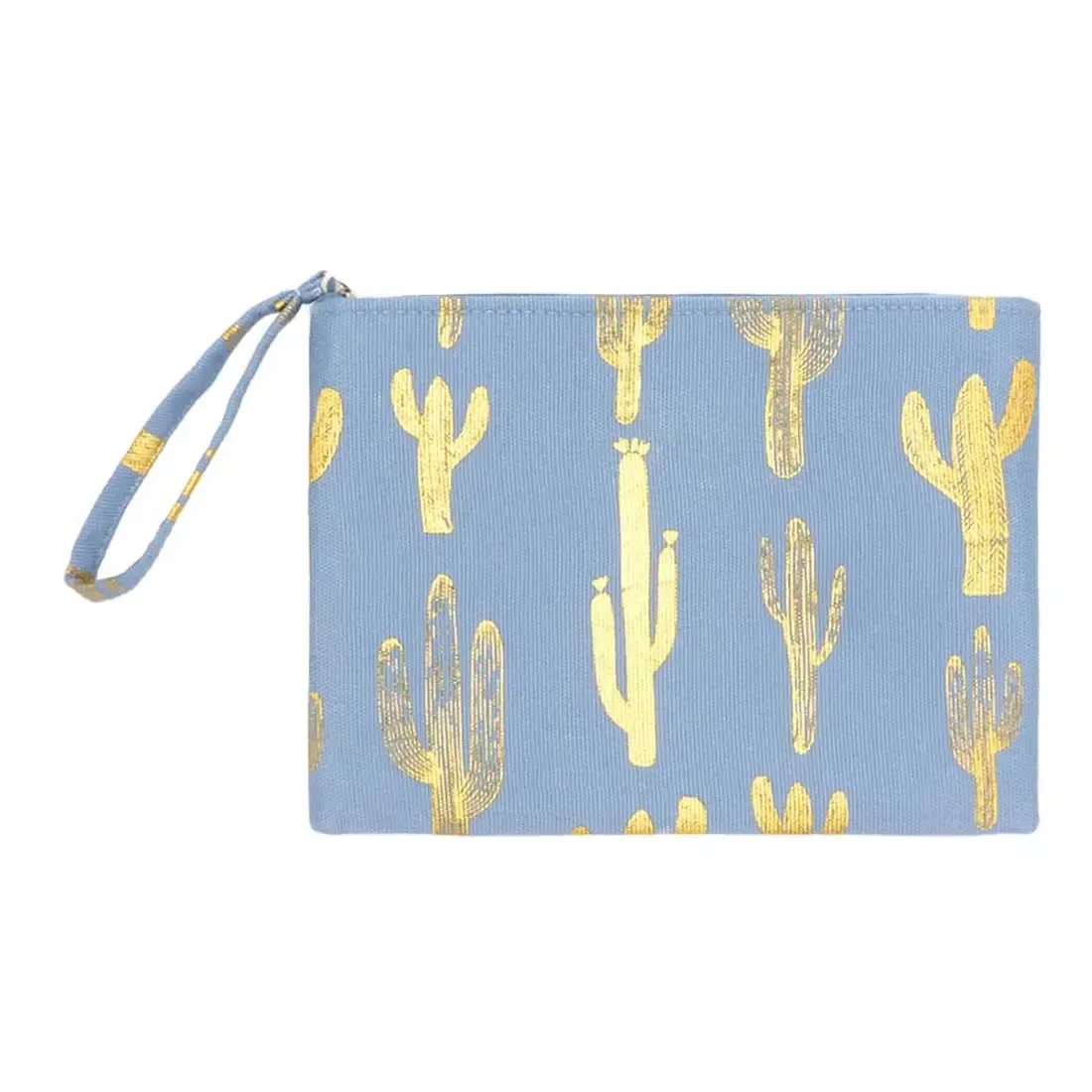 Metallic Cactus Pouch