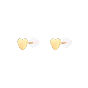 Mini Heart Stud Earrings