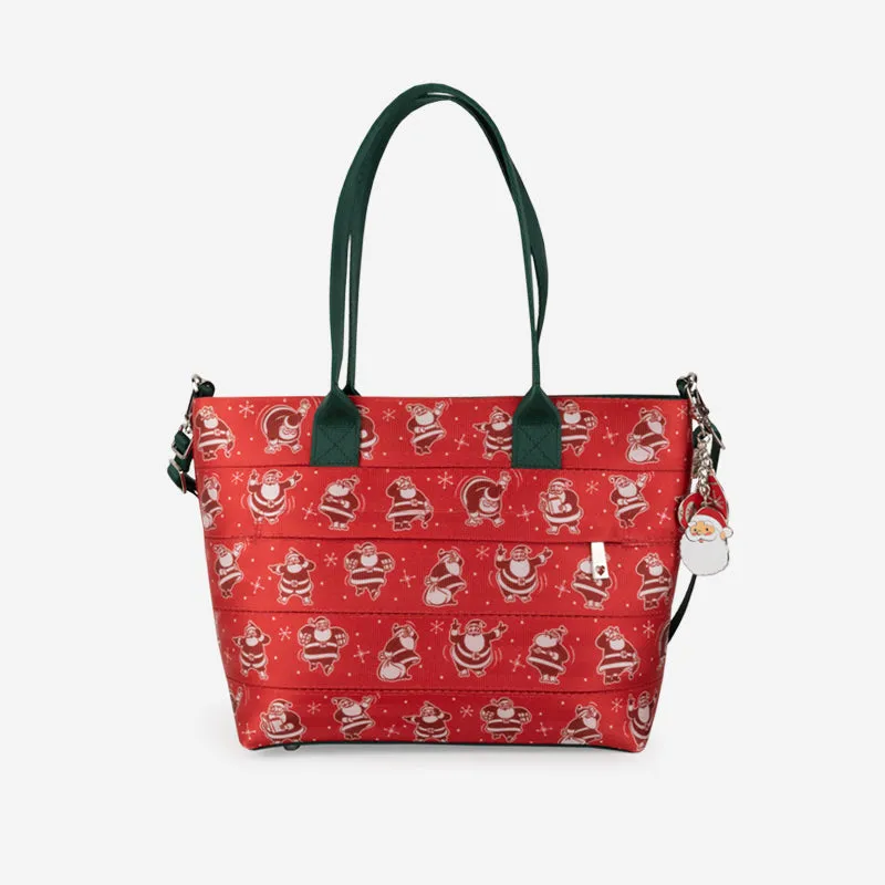 Mini Streamline Tote / Holly Jolly