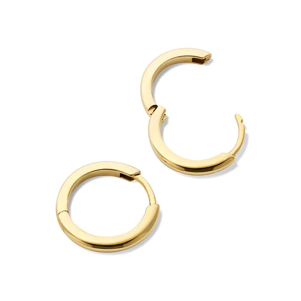 Minimalist Medium Hoop Earrings