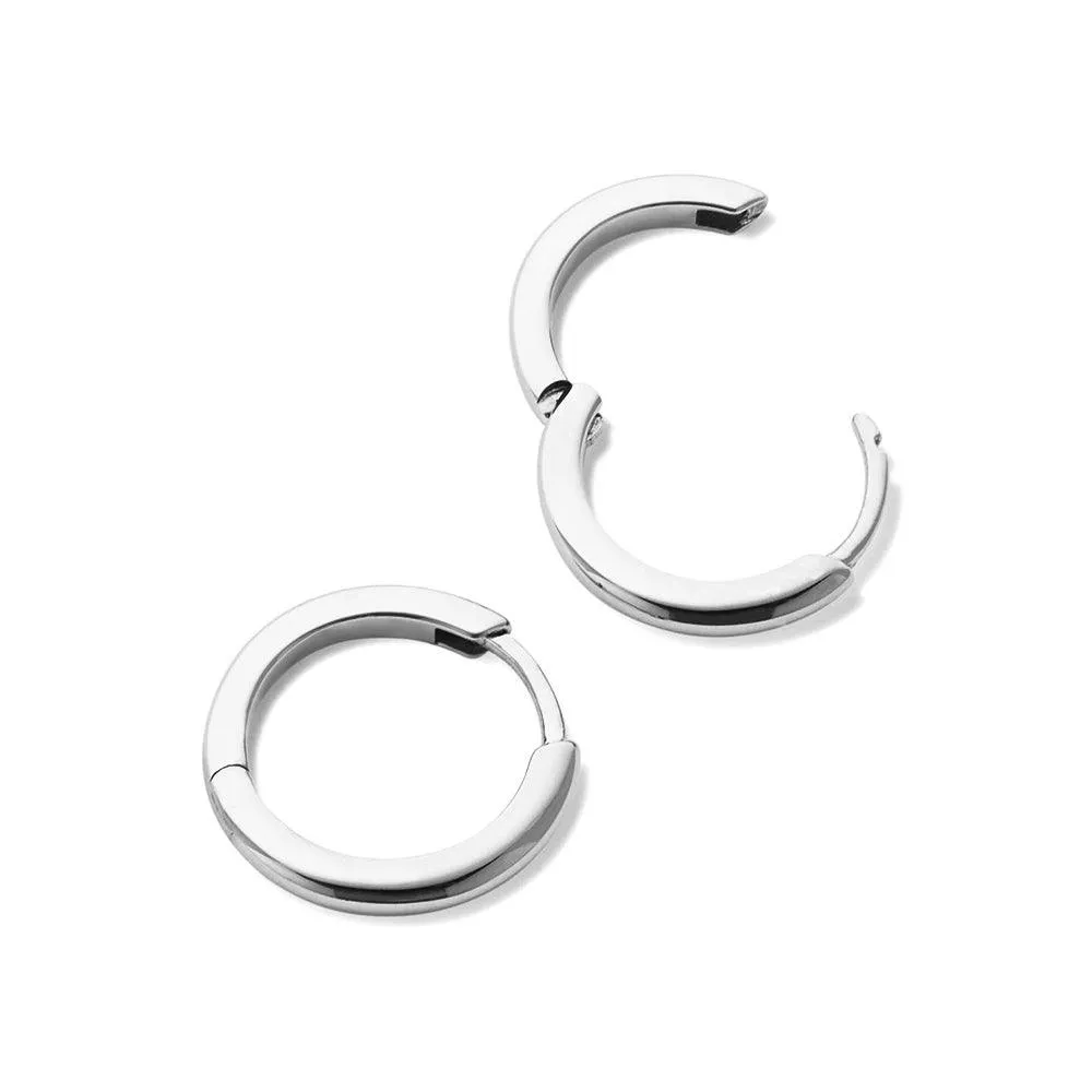 Minimalist Medium Hoop Earrings