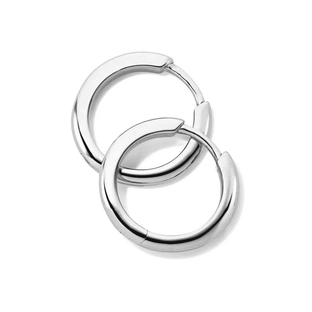 Minimalist Medium Hoop Earrings