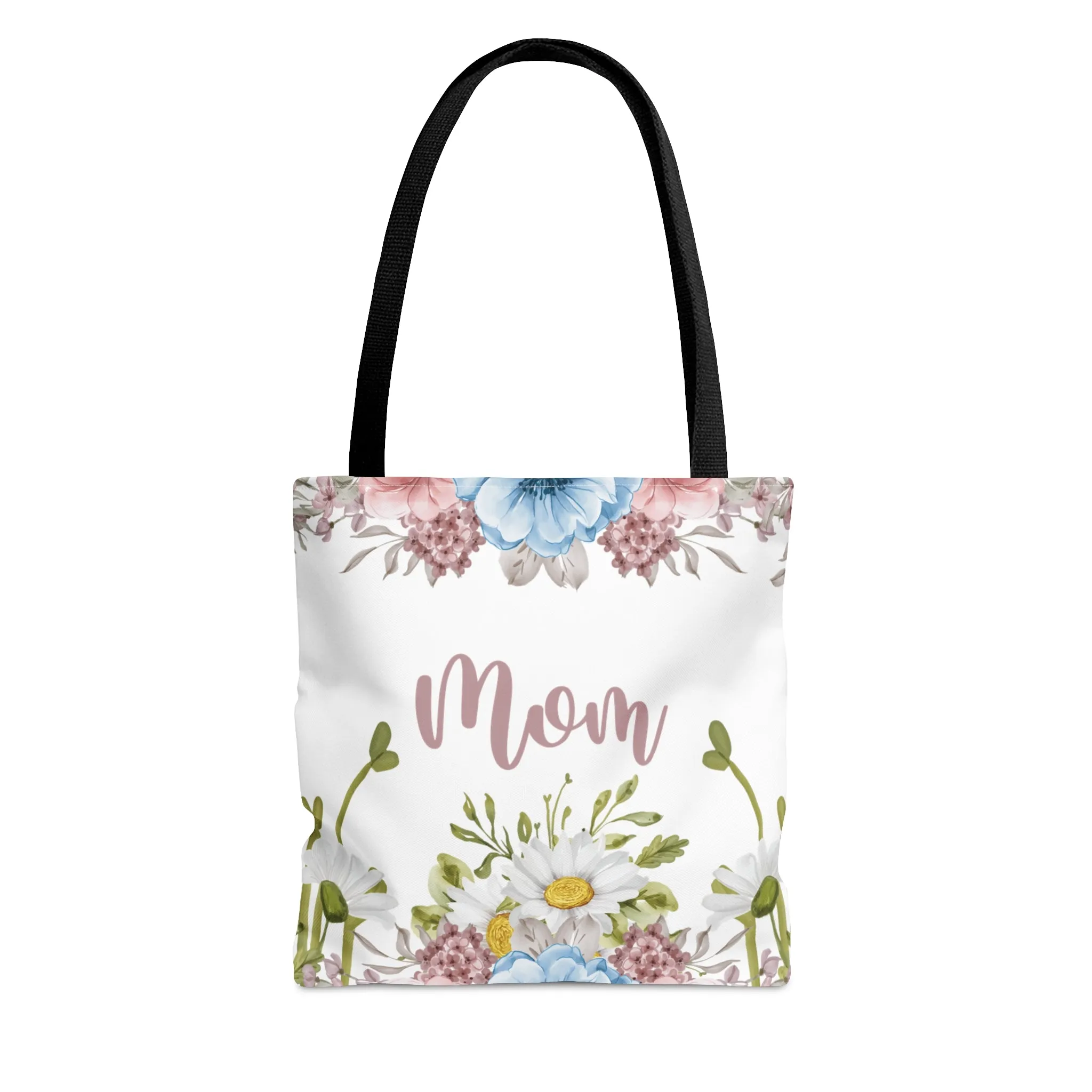 Personalised/Non-Personalised Tote Bag, Floral, Mom, Tote bag