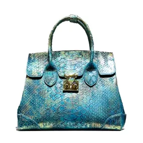 Snake Print Crossbody Bag