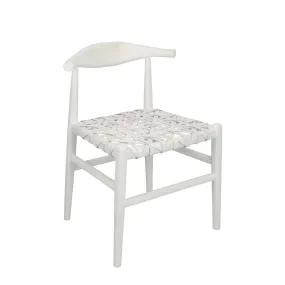 Sorren Chair White Leather