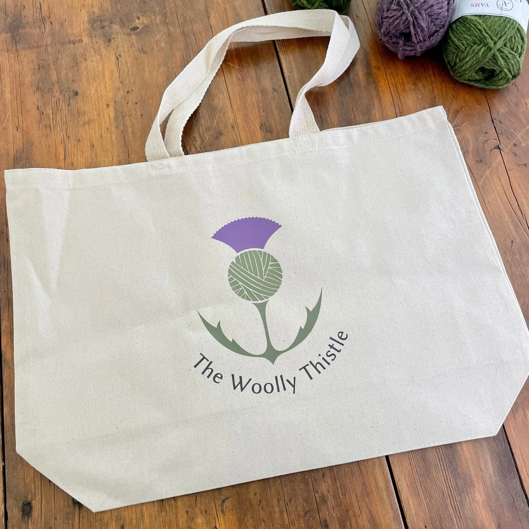 The Woolly Thistle Tote Bag