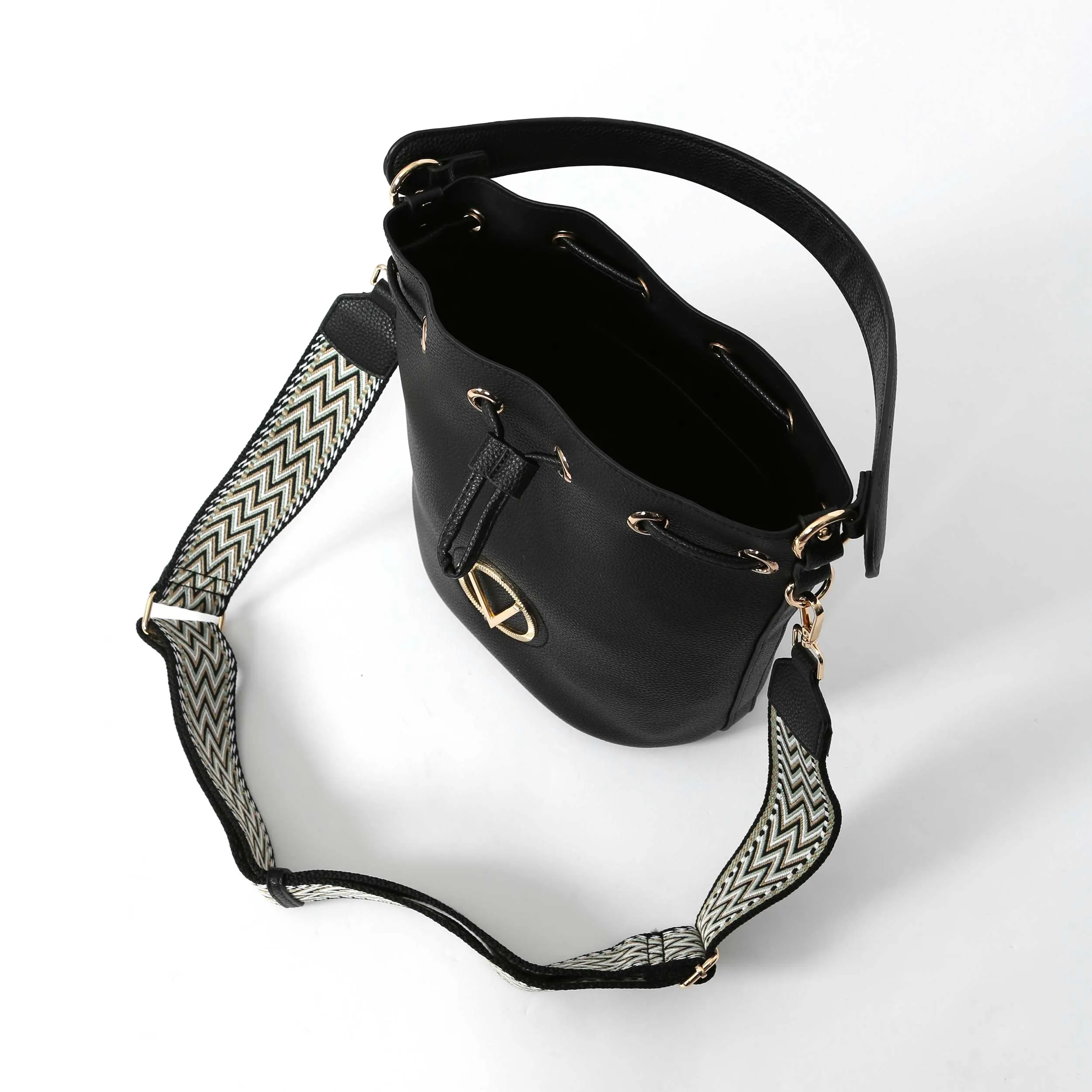 Valentino Bags Katong Ladies Bucket Bag in Black