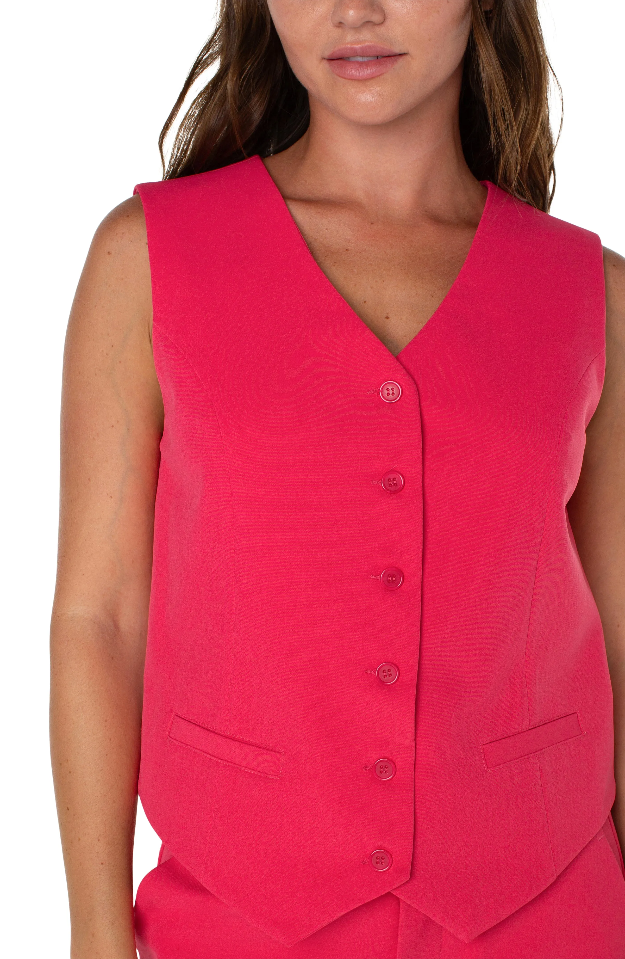 VEST WITH WELT POCKETS